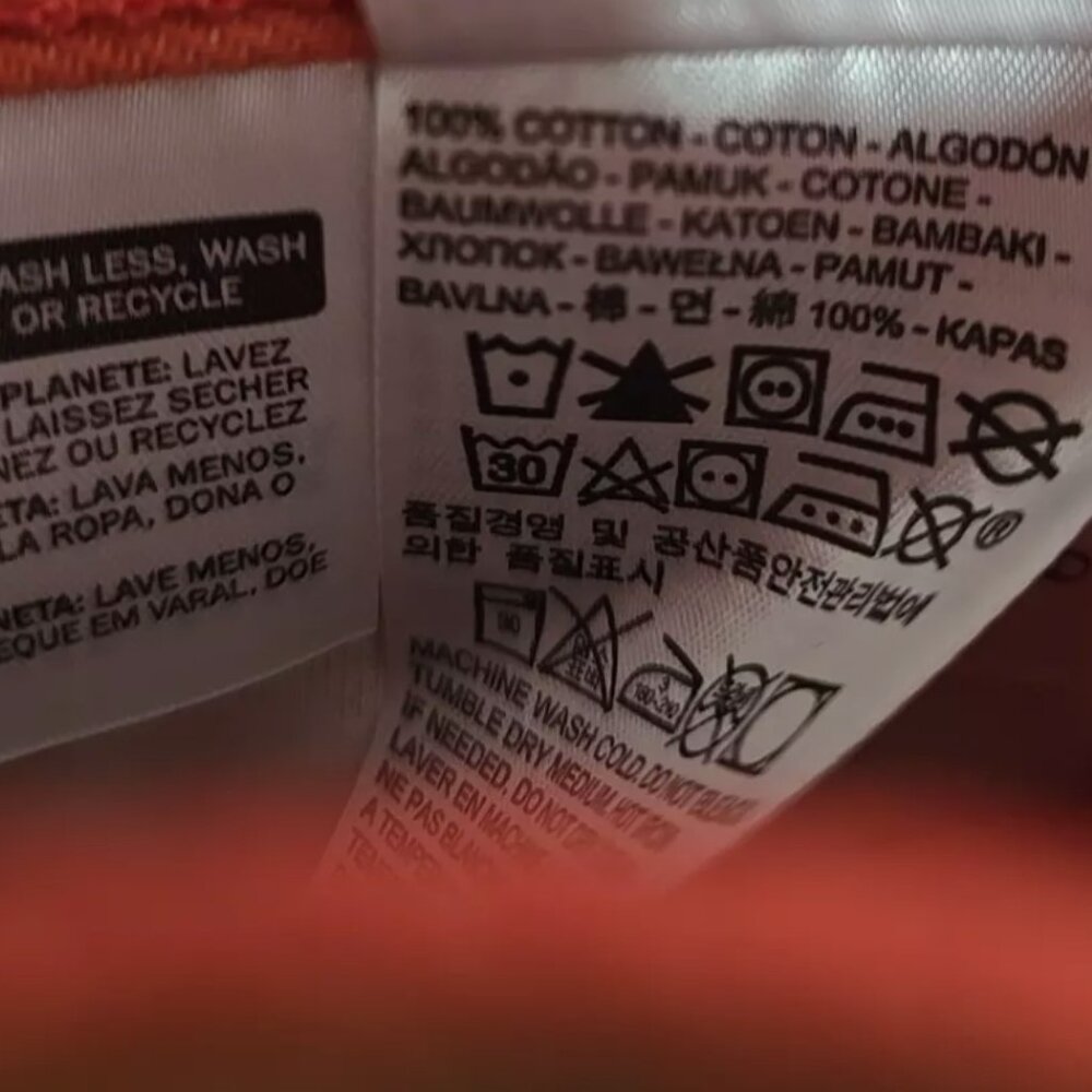 Levi's Original Shrink To Fit 501 Button Fly Straight Coral Red Jeans 34x30 - Picture 6 of 6